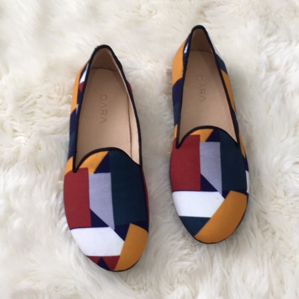 DARA flats in ( color block)👡